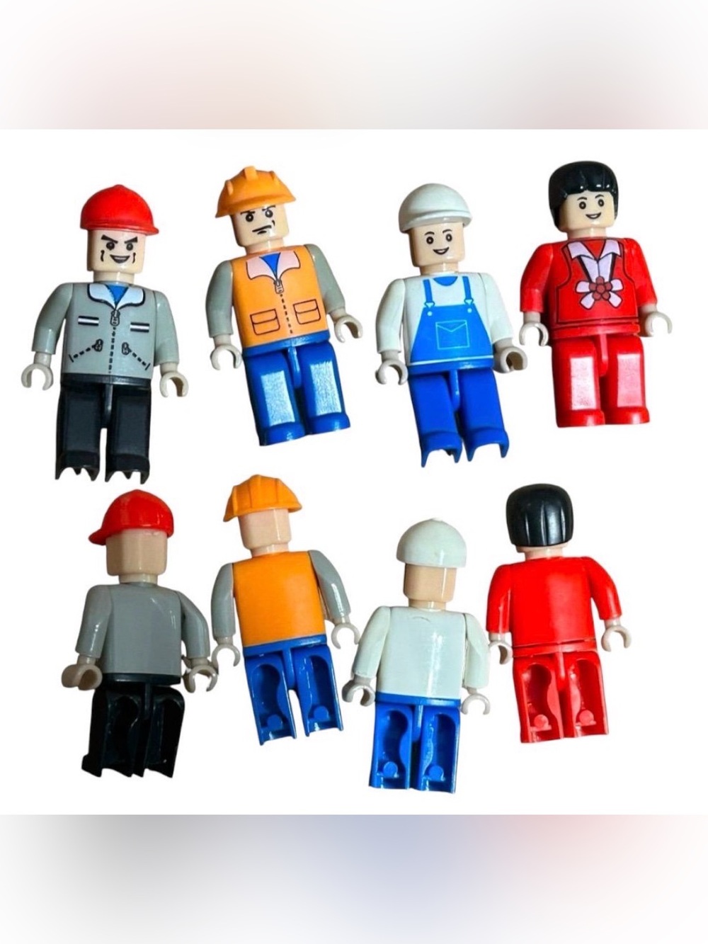 Lot Of 5 LEGO RANDOM CONSTRUCTION WORKER City Town
